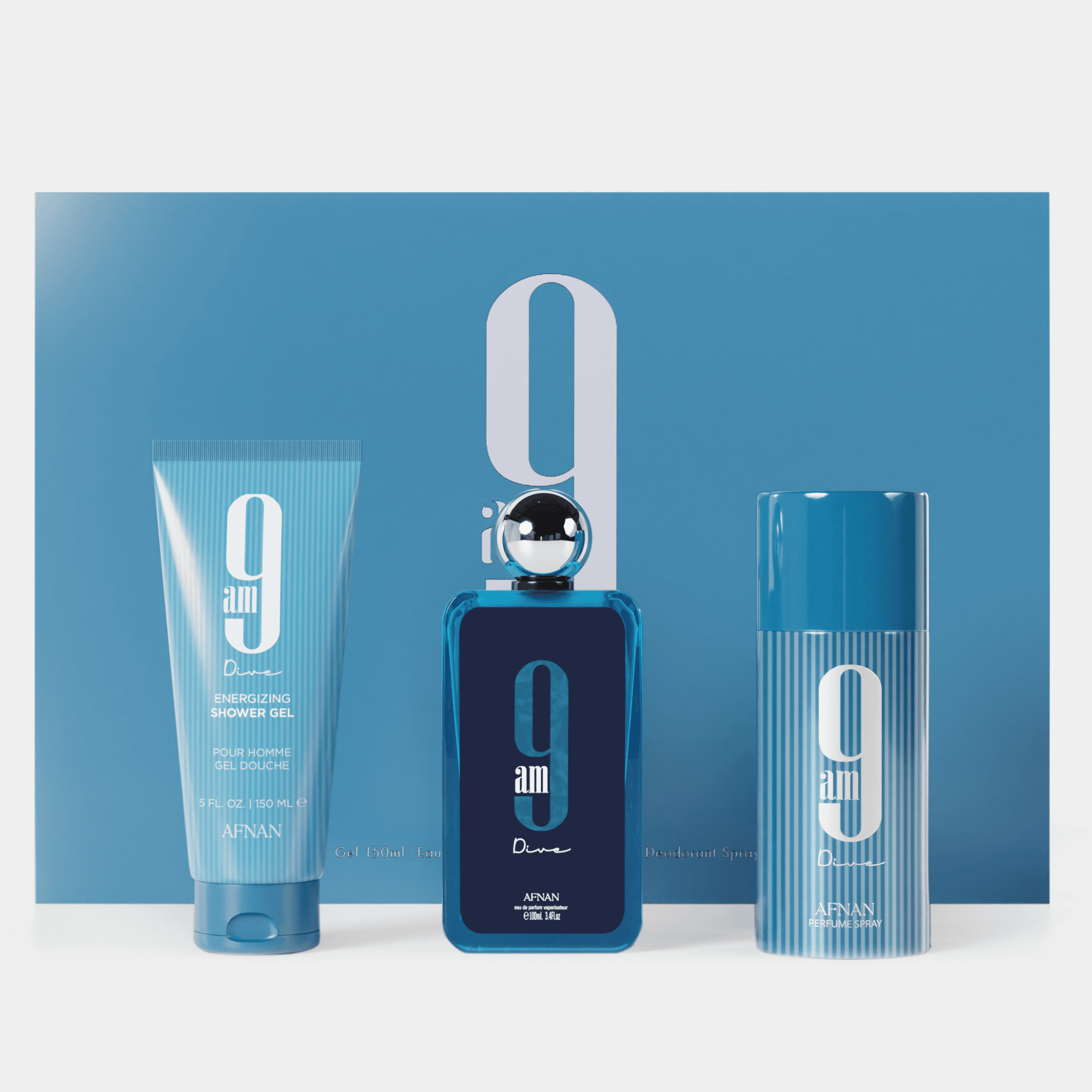 GIFT SET 9 AM DIVE - Afnan Perfumes - USA