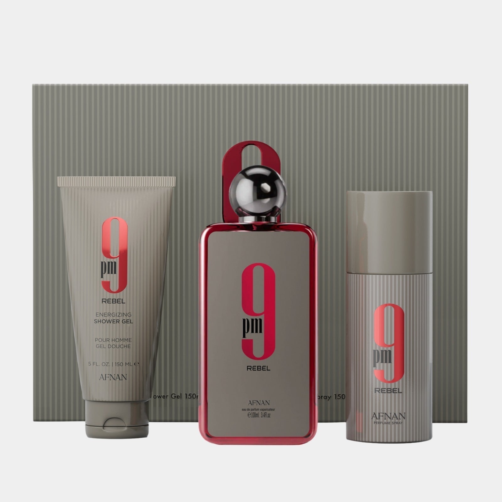 9PM Rebel Gift Set by Afnan Perfumes – For Men & Women