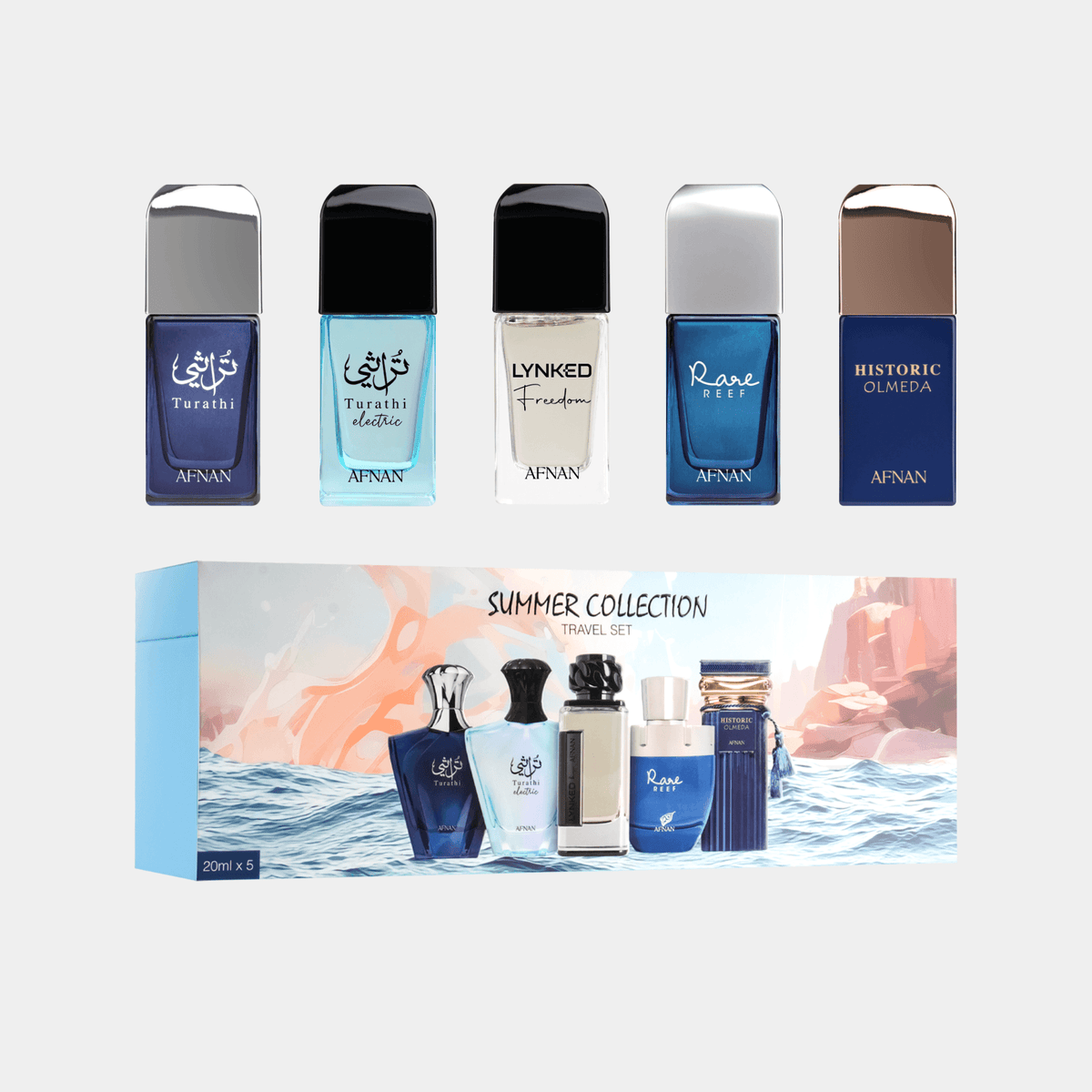Summer Collection Travel Set ( Set of 5 )